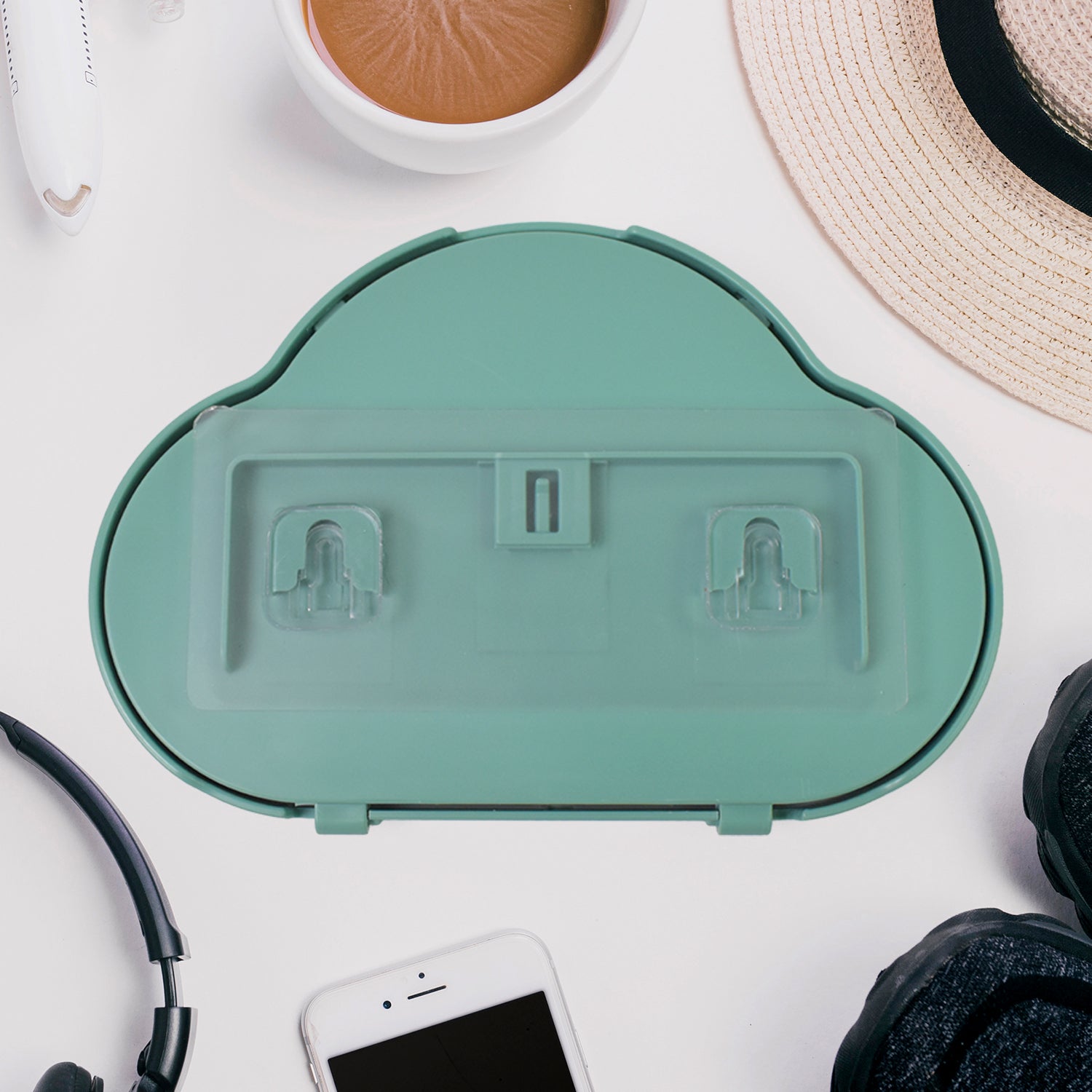 Smartphone  Mobile Stand Waterproof Case Smartphone Stand Case (1 Pc  Green Colour)