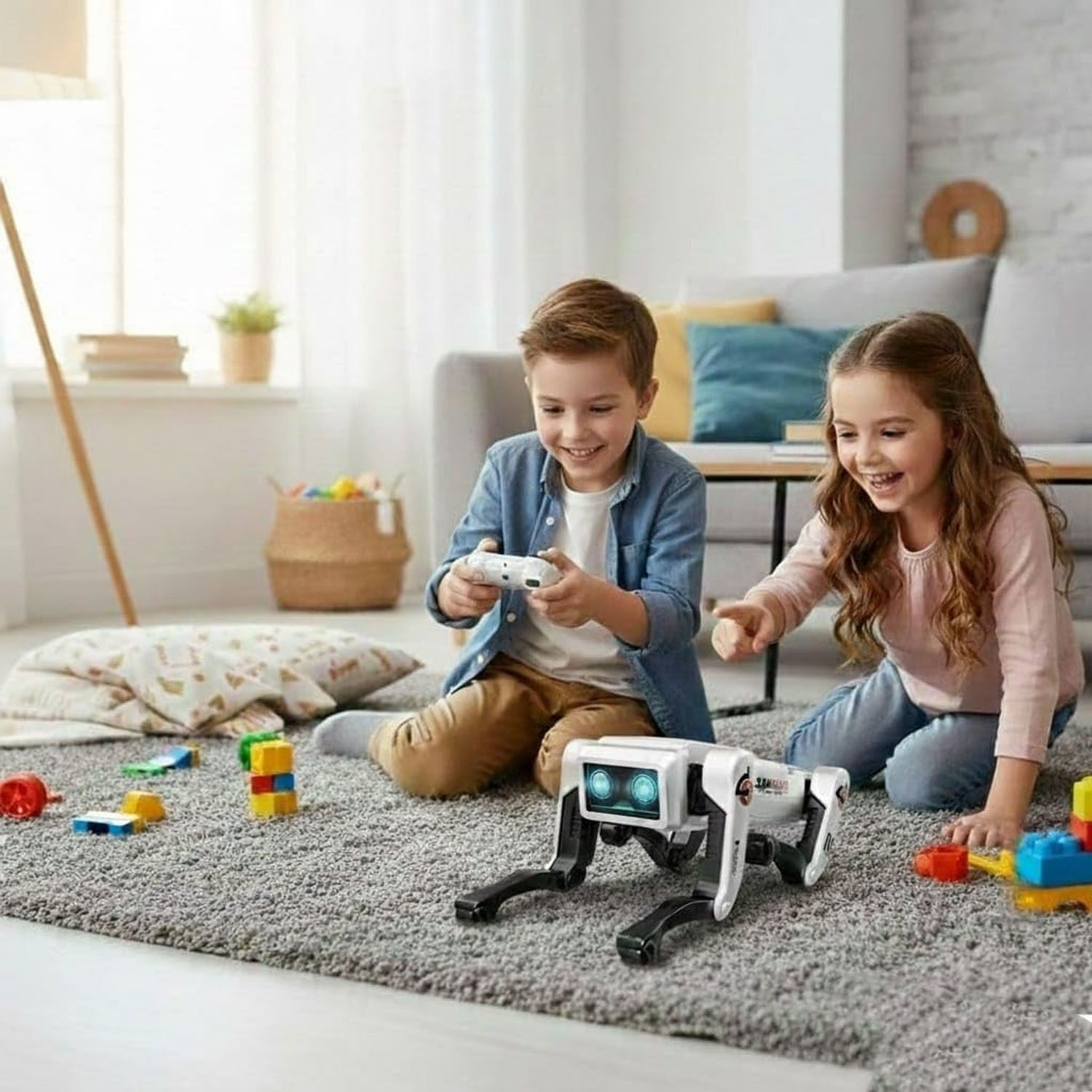 Advanced Intelligent Ai Robot Dog Toy For Kids (1 Set Big)