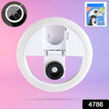Selfie Flash Ring Light With 3 Level Of Brightness (1 Pc)