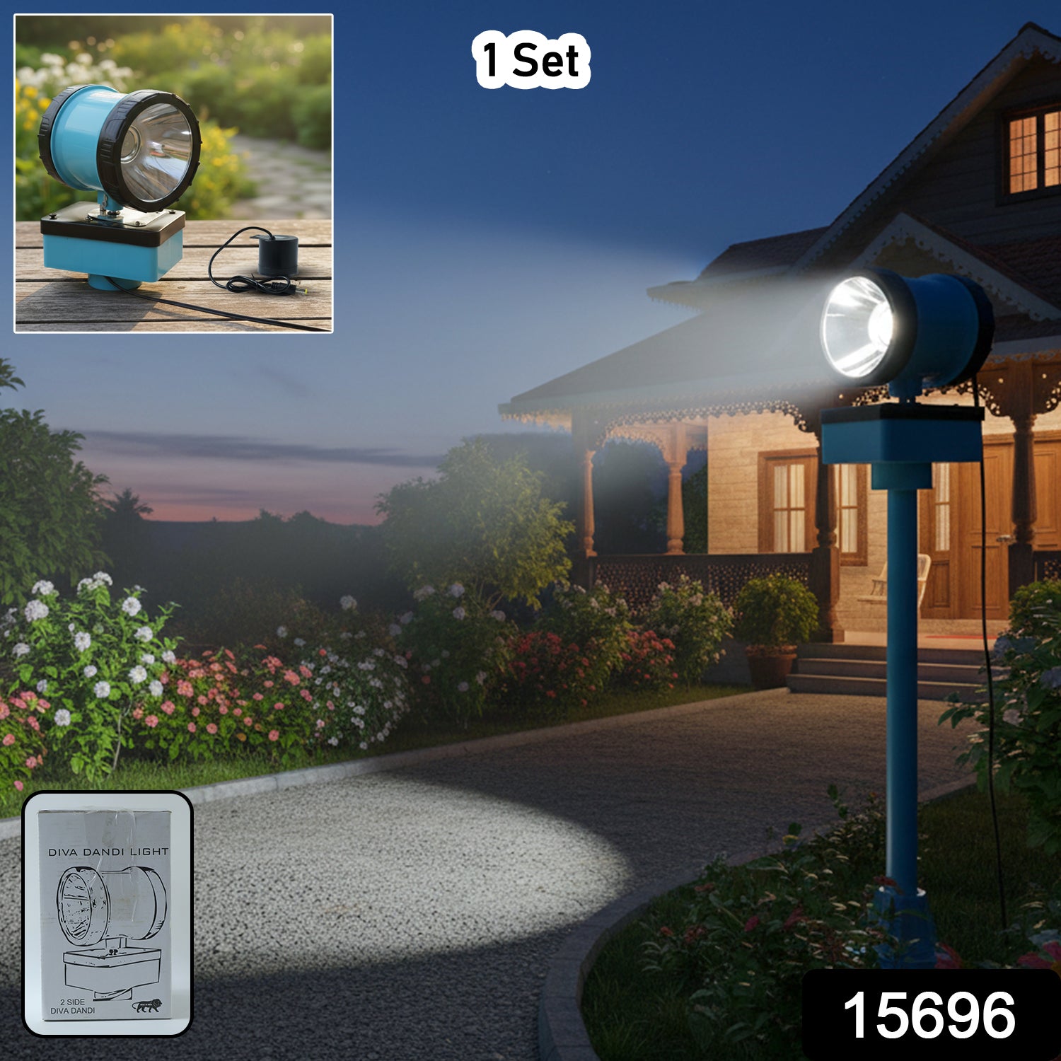 Omega 2 Side Diva Dandi Outdoor Light 1 Set