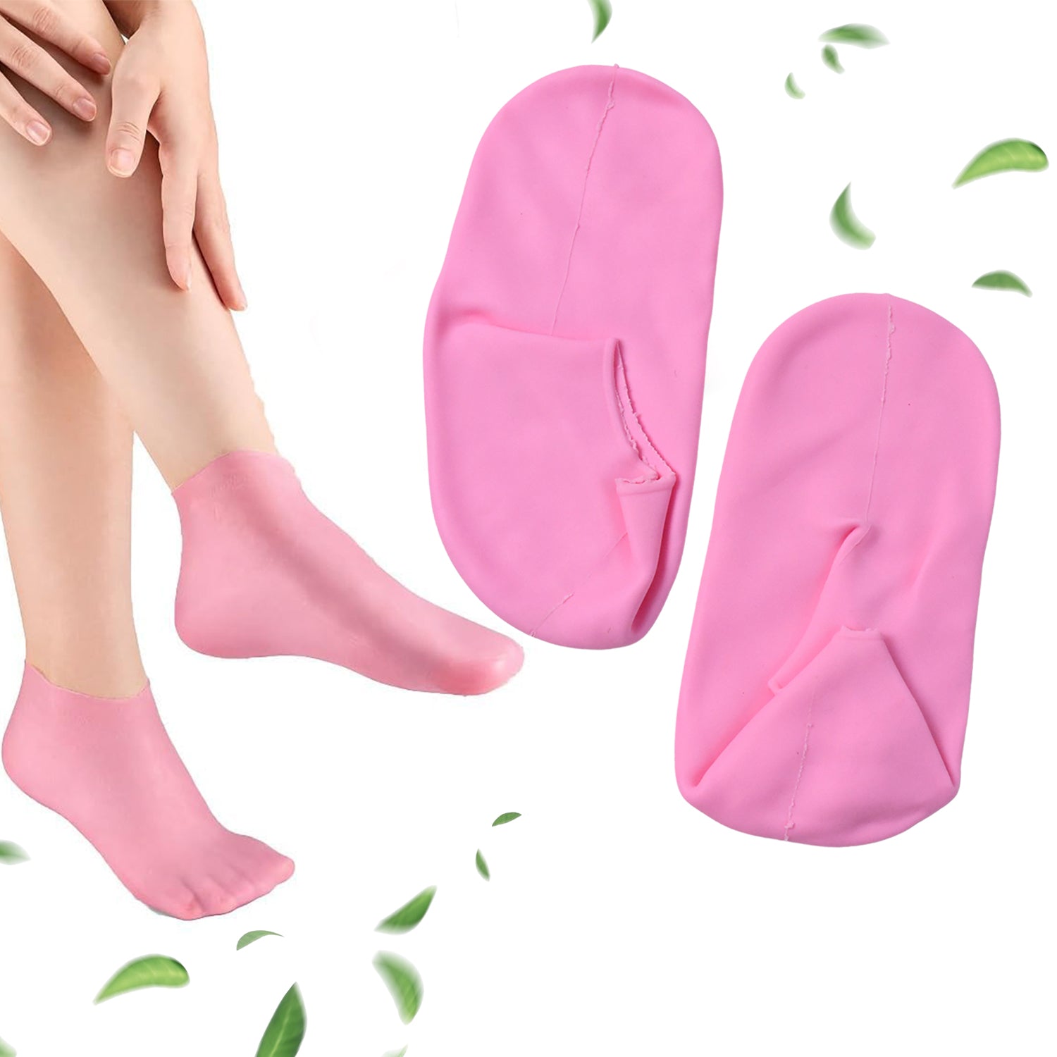 Silicone Moisturizing Socks (1 Pair)