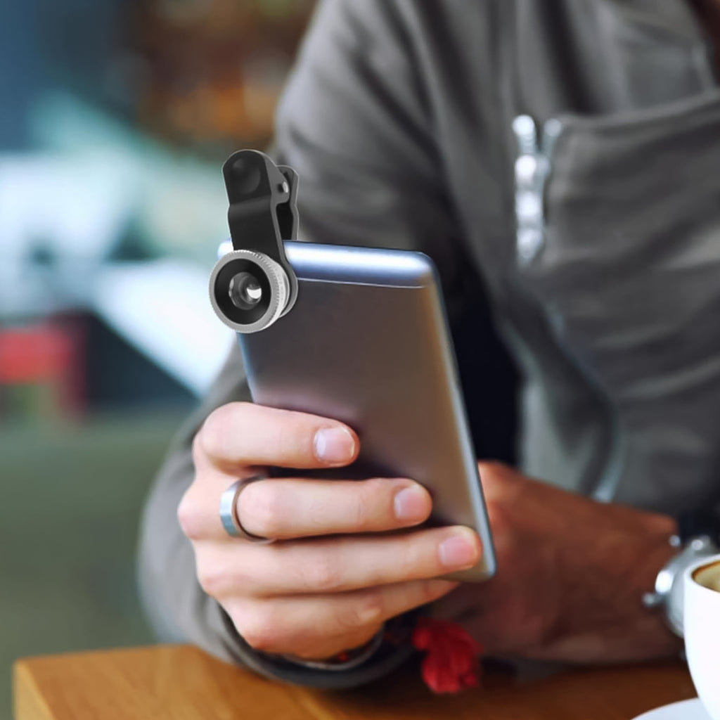 6553 Camera Lens External Phone Lens Phone Camera Lens Universal Ultra Wide Angle Beauty Function External Lens Camera Accessories For Take Pictures Most Android Smartphone